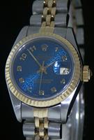 Pre-Owned ROLEX LADIES DATE STEEL/18KT CHAMP