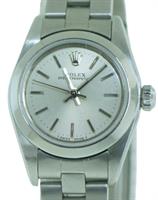 Pre-Owned ROLEX OYSTER PERPETUAL SILVER DIAL