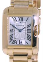 Pre-Owned CARTIER 18KT GOLD TANK ANGLEIS 23MM