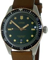 Pre-Owned ORIS DIVER SIXTY-FIVE GREEN BRONZE