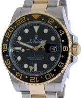 Pre-Owned ROLEX GMT MASTER II 18KT & STEEL