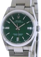 Pre-Owned ROLEX OYSTER PERPETUAL 36 GREEN