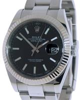 Pre-Owned ROLEX DATEJUST 41 BLACK OYSTER