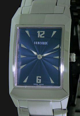 Concord Carlton Quartz Blue 14-e6-1450 - Pre-Owned Mens Watches