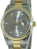 Pre-Owned ROLEX OYSTER DATE SS/18KT