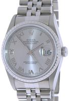 Pre-Owned ROLEX DATEJUST SILVER ROMAN DIAL
