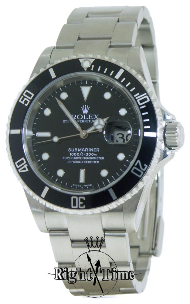 Rolex Submariner Date 16610 - Pre-Owned Mens Watches