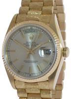 Pre-Owned ROLEX PRESIDENT GOLD CHAMPAGNE DIAL