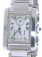 Pre-Owned CARTIER TANK FRANCAISE CHRONOFLEX