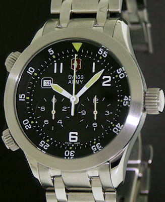 Victorinox Swiss Army Airboss Mach 3 Chronograph 24043 - Pre-Owned Mens ...