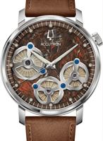 Pre-Owned ACCUTRON EVOLUTION FORGED CARBON BROWN