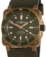 Pre-Owned BELL & ROSS DIVER 300M BRONZE CASE GREEN