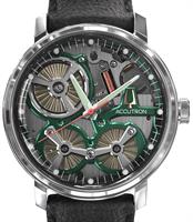 Pre-Owned ACCUTRON SPACEVIEW 2020 GRAY/GREEN