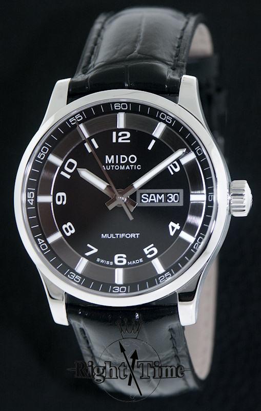 Mido Multifort Black Dial Arabic m0054301605200 - Pre-Owned Mens