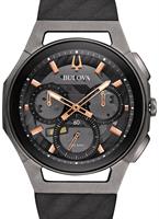 Pre-Owned BULOVA CURV CHRONO STEEL/TITANIUM