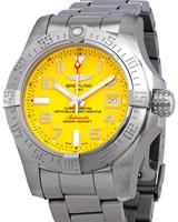 Pre-Owned BREITLING AVENGER II SEAWOLF YELLOW