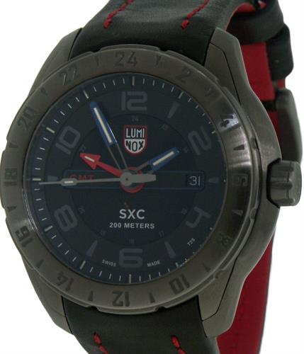 Pre-owned LUMINOX A.5121.GN - LUMINOX SXC PC STEEL GMT 5120 SPACE