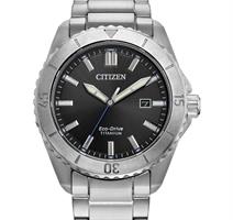 Pre-Owned CITIZEN BRYCEN TITANIUM BLACK DIAL