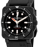 Pre-Owned BELL & ROSS BLACK MATTE CERAMIC DIVER