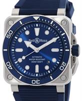 Pre-Owned BELL & ROSS BR 03 DIVER BLUE STEEL