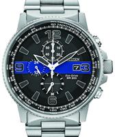 Pre-Owned CITIZEN NIGHTHAWK THIN BLUE LINE