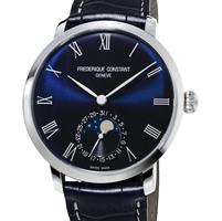Pre-Owned FREDERIQUE CONSTANT SLIM LINE MOONPHASE BLUE