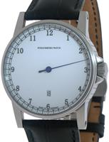 Pre-Owned SCHAUMBURG WATCH BLUE SINGLE HAND AUTOMATIC 