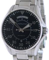 Pre-Owned HAMILTON AVIATION PILOT BLACK DIAL