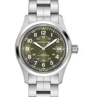Pre-Owned HAMILTON KHAKI FIELD AUTO 38MM GREEN