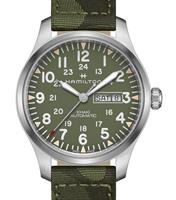 Pre-Owned HAMILTON KHAKI FIELD DAY DATE AUTO