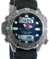 Pre-Owned CITIZEN TITANIUM AQUALAND DUPLEX
