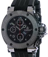 Pre-Owned AQUANAUTIC KING CUDA BLACK TOP CHRONO