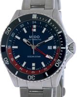 Pre-Owned MIDO OCEAN STAR GMT RED/WHITE/BLUE