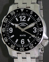 Pre-Owned MUHLE GLASHUTTE MARINUS I I I BLACK DIAL