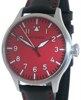 Pre-Owned ARCHIMEDE PILOT 42MM RED DIAL ETA2824