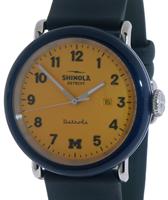 Pre-Owned SHINOLA DETROLA 43MM YELLOW/BLUE