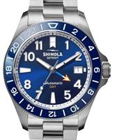 Pre-Owned SHINOLA THE MONSTER GMT BLUE