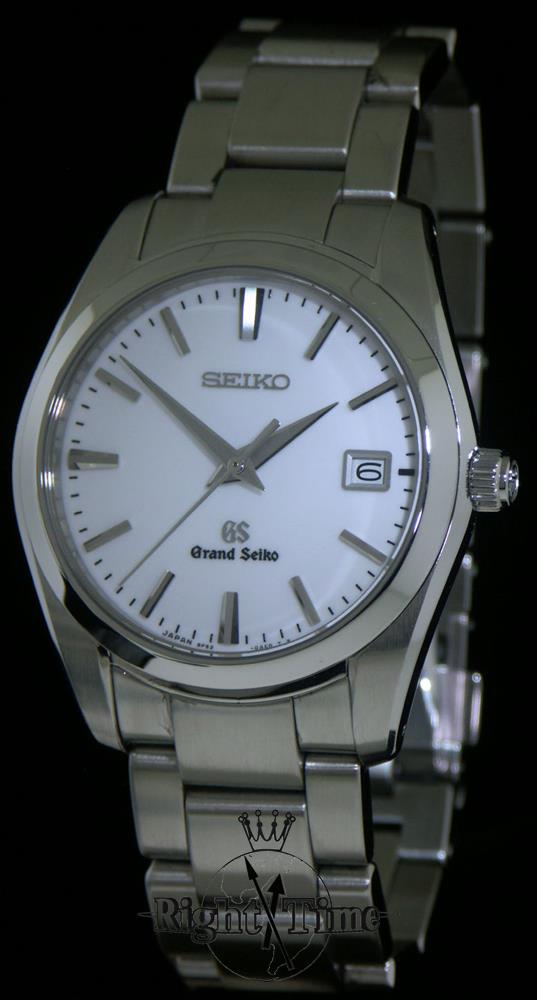 Grand Seiko Quartz Steel White Dial sbgx059 - Pre-Owned Mens Watches