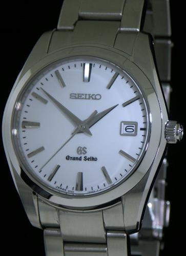 Grand Seiko Quartz Steel White Dial sbgx059 - Pre-Owned Mens Watches