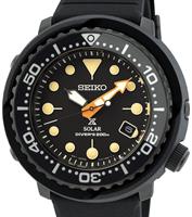 Pre-Owned SEIKO ALL BLACK TUNA SOLAR LIMITED