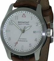 Pre-Owned BREMONT SOLO WHITE ON LEATHER