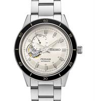 Pre-Owned SEIKO PRESAGE SILVER DIAL OPEN HEART