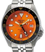 Pre-Owned SEIKO SEIKO 5 GMT ORANGE/BLACK