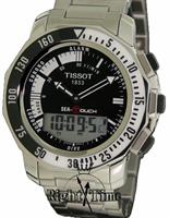 Pre-Owned TISSOT SEA TOUCH BLACK DIAL