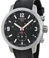 Pre-Owned TISSOT PRC200 CHRONO BLACK DIAL