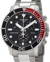Pre-Owned TISSOT SEASTAR 1000 CHRONO BLACK/RED
