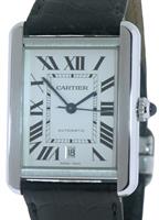 Pre-Owned CARTIER TANK SOLO XL AUTOMATIC SILVER 