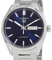 Pre-Owned TAG HEUER CARRERA DAY/DATE BLUE