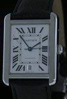 Pre-Owned CARTIER TANK SOLO XL AUTOMATIC SILVER 