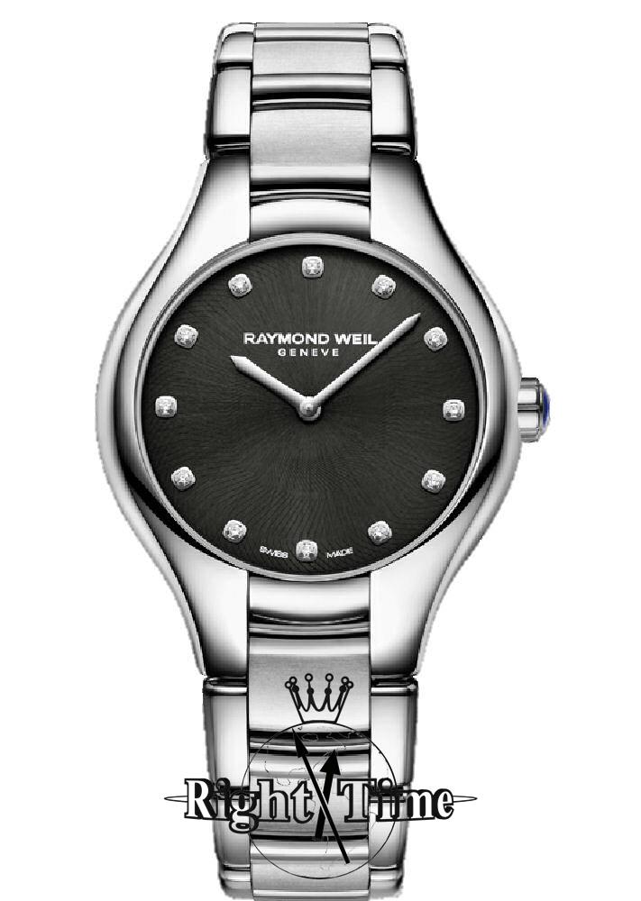 Brand New Raymond Weil 5132-ST-20081 Raymond Weil Noemia Black Diamond Dial Ladies Watch 5132-ST  main image 3